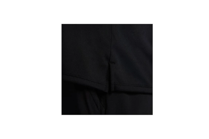 Nike Dri-FIT Ανδρική Μακρυμάνικη Μπλούζα Με Λαιμόκοψη Μαύρη