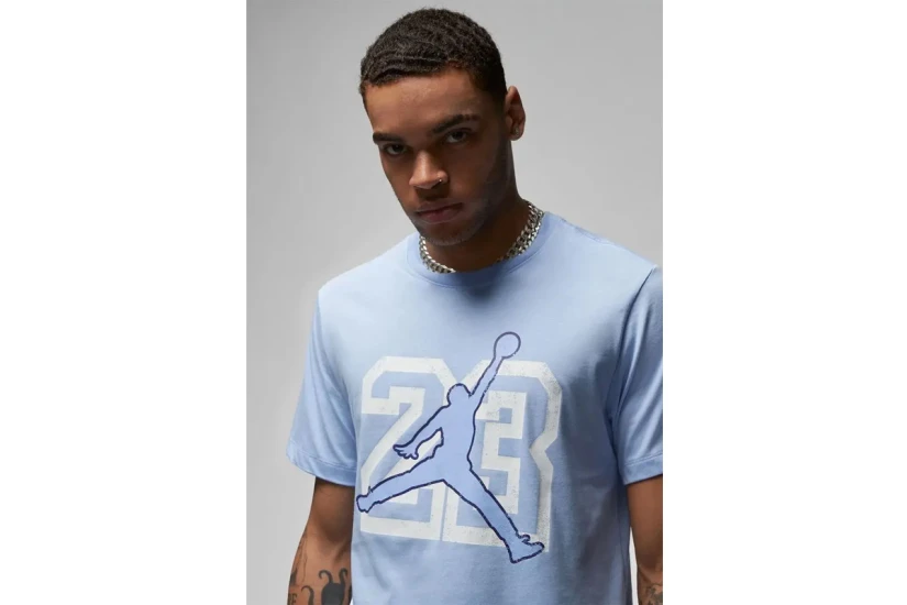 Jordan Ανδρικό Κοντομάνικο T-Shirt Σιέλ (FB7394 425)