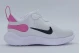 Nike Revolution 7 Βρεφικά Αθλητικά Παπούτσια Λευκά, Ροζ, Μπλε Σκούρο