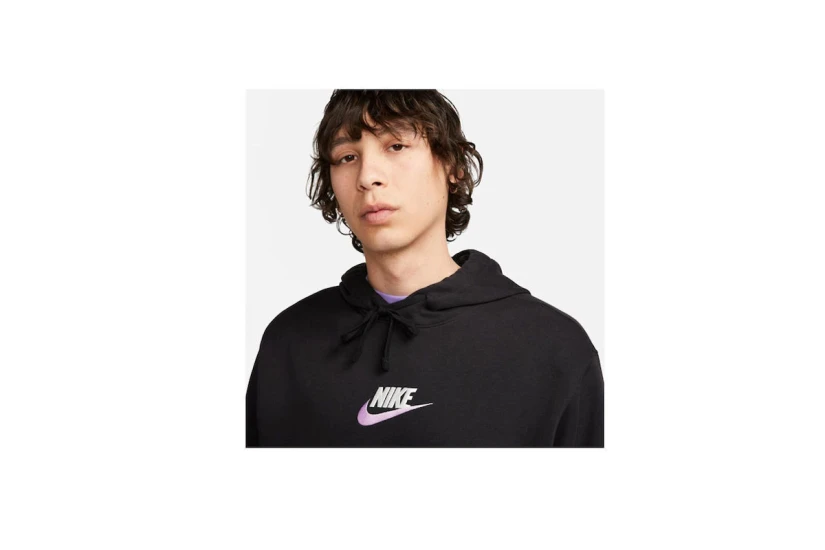Nike Ανδρικό Φούτερ Με Κουκούλα Μαύρο (FB7788 010)