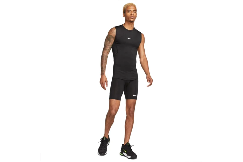 Nike Pro Dri-FIT Ανδρική Αμάνικη Μπλούζα Μαύρη