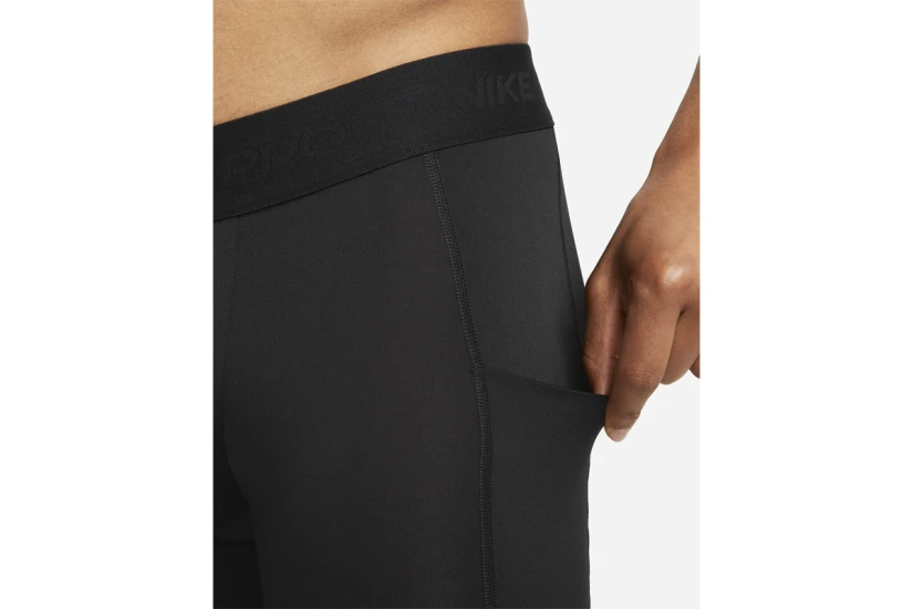 Nike Pro Dri-Fit Fitness Ανδρικό Κολάν Κοντό Μαύρο