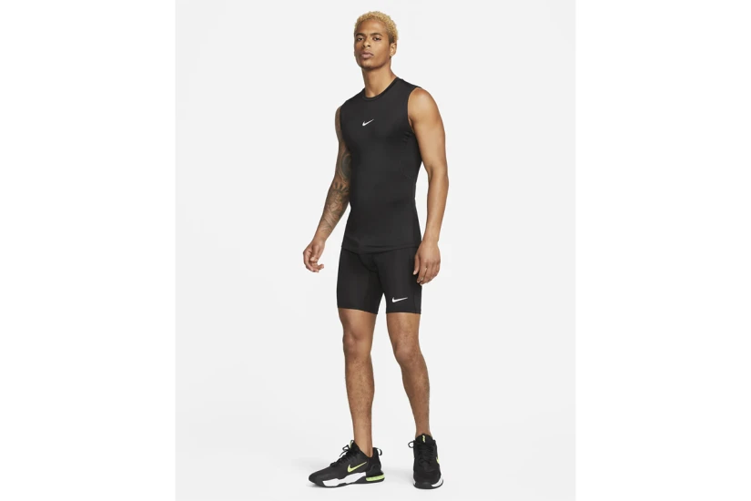 Nike Pro Dri-Fit Fitness Ανδρικό Κολάν Κοντό Μαύρο
