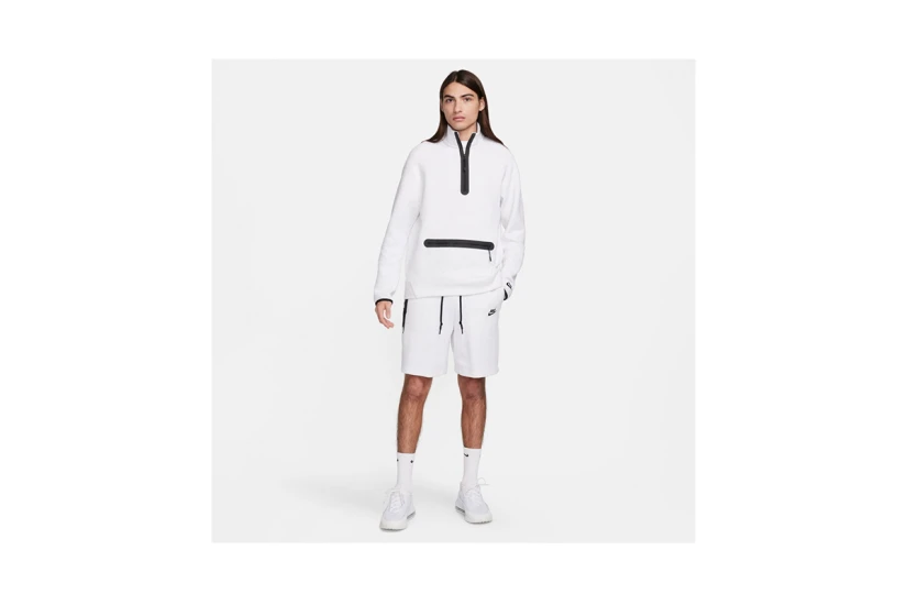 Nike Sportswear Tech Fleece Ανδρική Αθλητική Βερμούδα Λευκή