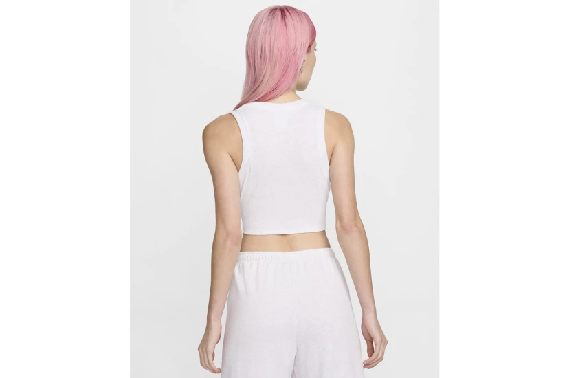 Nike Sportswear Chill Knit Γυναικείο Αμάνικο Crop Top