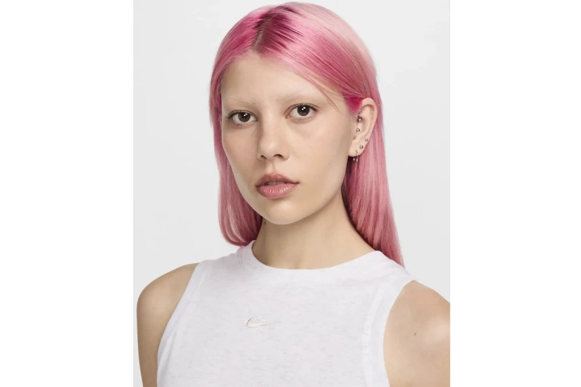 Nike Sportswear Chill Knit Γυναικείο Αμάνικο Crop Top