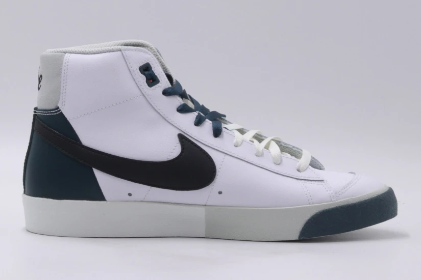 Nike Blazer Mid 77 PRM Ανδρικά Sneakers Λευκά, Μαύρα, Γκρι