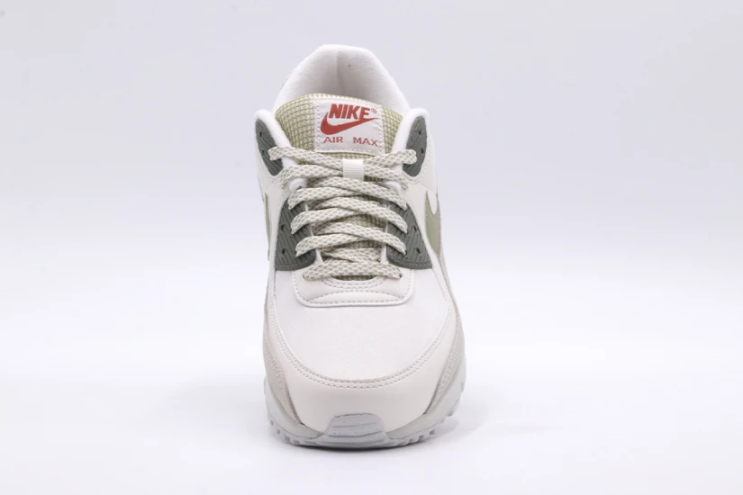 Nike Air Max 90 Ανδρικά Sneakers Λευκά, Γκρι, Χακί