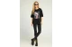 Funky Buddha High Rise Skinny Γυναικείο Παντελόνι Τζιν Μαύρο