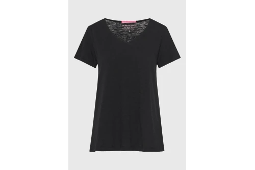 Funky Buddha The Basics Collection V-Neck T-Shirt Γυναικείο (FBL013-100-04-BLACK)