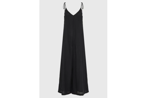 Funky Buddha Loose Fit Ολόσωμη Φόρμα Γυναικεία (FBL013-100-12-BLACK)