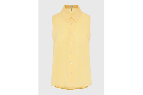 Funky Buddha Viscose Πουκάμισο Αμάνικο Γυναικείο (FBL013-101-05-LEMONADE)