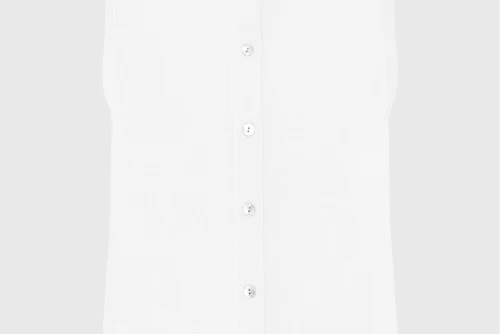 Funky Buddha Viscose Πουκάμισο Αμάνικο Γυναικείο (FBL013-101-05-WHITE)