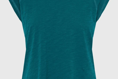 Funky Buddha The Basics Collection T-Shirt Γυναικείο (FBL013-102-04-EMERALD)