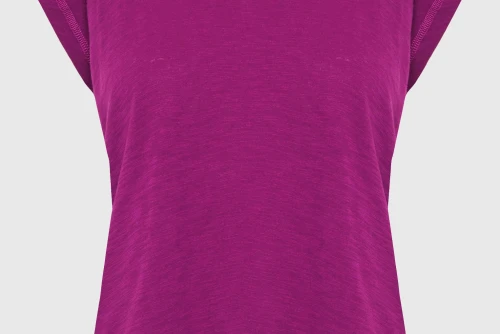 Funky Buddha The Basics Collection T-Shirt Γυναικείο (FBL013-102-04-GRAPE-JUICE)