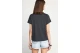 Funky Buddha The Basics Collection Γυναικείο Κοντομάνικο T-Shirt Ανθρακί