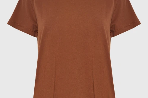 Funky Buddha The Basics Collection T-Shirt Γυναικείο (FBL013-103-04-CAPPUCCINO)