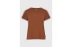 Funky Buddha The Basics Collection Γυναικείο Κοντομάνικο T-Shirt Καφέ