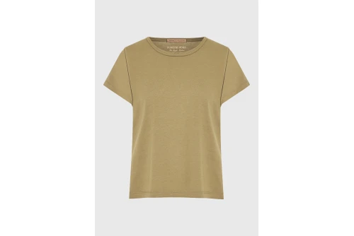 Funky Buddha The Basics Collection T-Shirt Γυναικείο (FBL013-103-04-GREEN-MOSS)