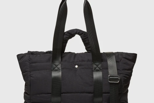 Funky Buddha Καπιτονέ Τσάντα Ώμου - Χειρός (FBL013-103-10-BLACK)