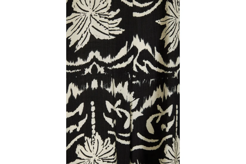 Funky Buddha Boho Γυναικεία Ολόσωμη Φόρμα Μαύρη, Λευκή