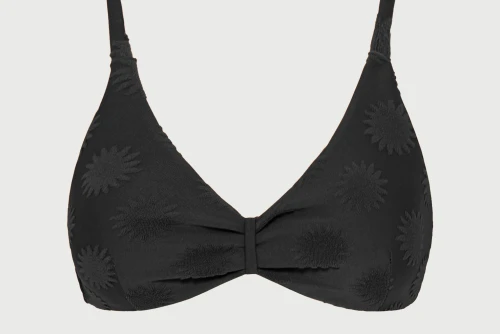 Funky Buddha Towel Pattern Μαγιό Bikini Top Γυναικείο (FBL013-103-16T-BLACK)