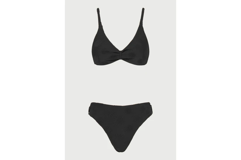 Funky Buddha Towel Pattern Γυναικείο Μαγιό Bikini Top Μαύρο