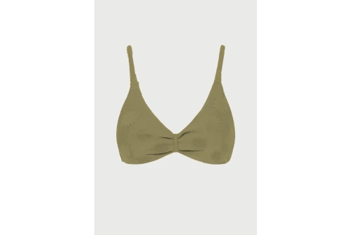 Funky Buddha Towel Pattern Μαγιό Bikini Top Γυναικείο (FBL013-103-16T-OLIVE)
