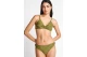 Funky Buddha Towel Pattern Γυναικείο Μαγιό Bikini Top Λαδί