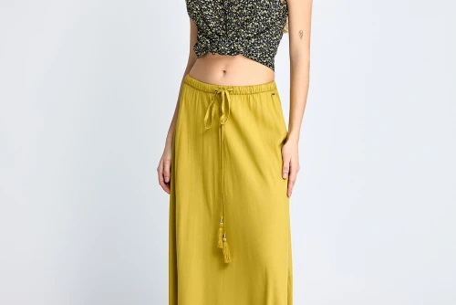 Funky Buddha Floral Πουκάμισο Αμάνικο Γυναικείο (FBL013-104-05-BLACK)