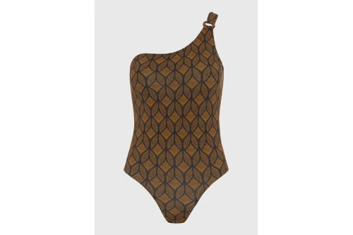 Funky Buddha Μαγιό Ολόσωμο Γυναικείο (FBL013-104-16-BLACK)
