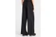 Funky Buddha Casual Wide Leg Γυναικεία Παντελόνα Μαύρη