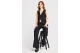 Funky Buddha Casual Wide Leg Γυναικεία Παντελόνα Μαύρη