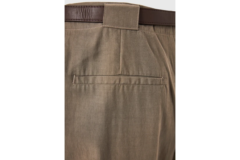 Funky Buddha Casual Wide Leg Γυναικεία Παντελόνα Πουρό