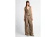 Funky Buddha Casual Wide Leg Γυναικεία Παντελόνα Πουρό