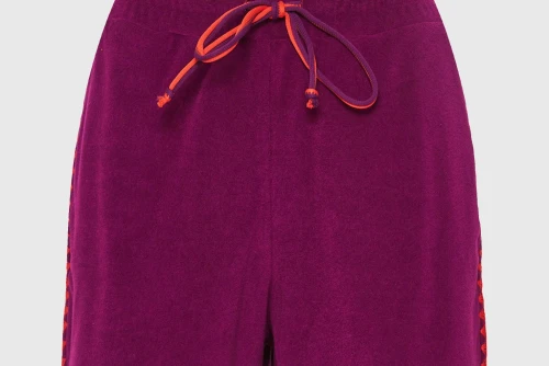 Funky Buddha Towel Σορτς Αθλητικό Γυναικείο (FBL013-106-03-GRAPE-JUICE)
