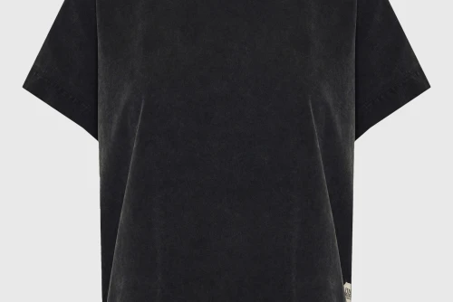 Funky Buddha Slit Sleeve T-Shirt Γυναικείο (FBL013-106-04-BLACK)
