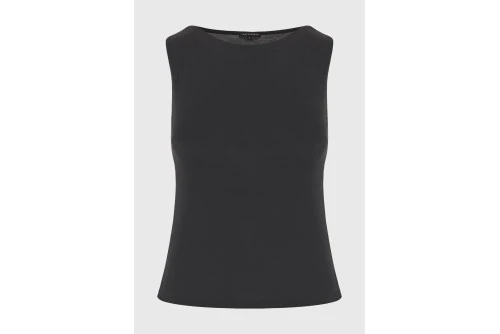 Funky Buddha Modal Μπλούζα Αμάνικη Γυναικεία (FBL013-106-17-BLACK)