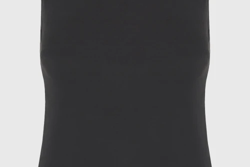 Funky Buddha Modal Μπλούζα Αμάνικη Γυναικεία (FBL013-106-17-BLACK)