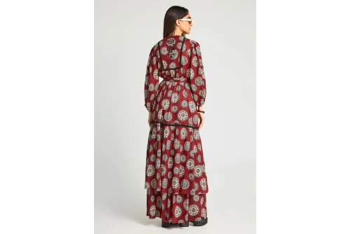 Funky Buddha Κιμονό (FBL013-107-01-HENNA-BROWN)