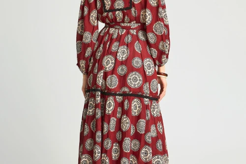 Funky Buddha Κιμονό (FBL013-107-01-HENNA-BROWN)