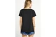 Funky Buddha The Basics Collection Γυναικείο Κοντομάνικο T-Shirt Μαύρο
