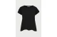 Funky Buddha The Basics Collection Γυναικείο Κοντομάνικο T-Shirt Μαύρο