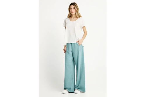 Funky Buddha The Basics Collection T-Shirt Γυναικείο (FBL013-107-04-OFF-WHITE)