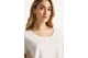 Funky Buddha The Basics Collection Γυναικείο Κοντομάνικο T-Shirt Λευκό