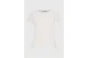 Funky Buddha The Basics Collection Γυναικείο Κοντομάνικο T-Shirt Λευκό