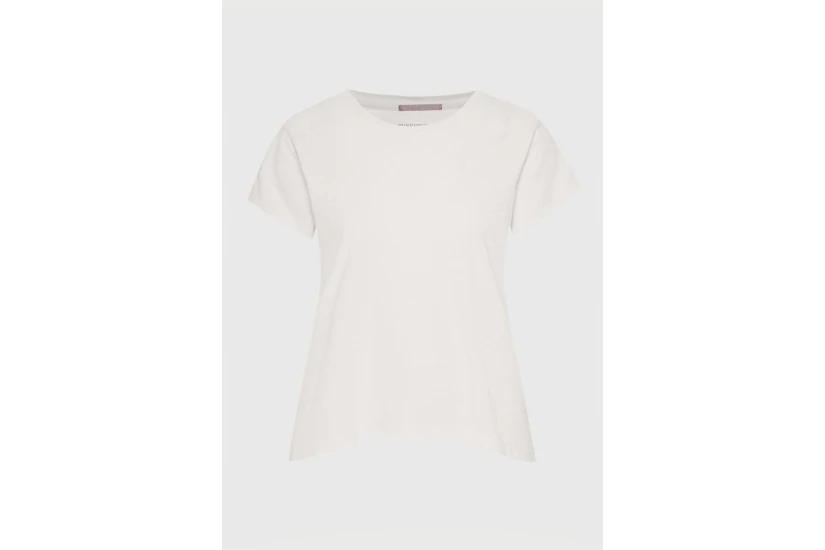 Funky Buddha The Basics Collection Γυναικείο Κοντομάνικο T-Shirt Λευκό