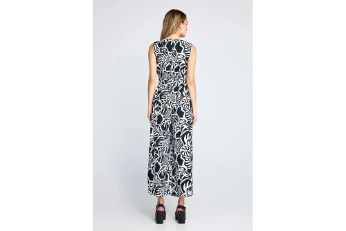 Funky Buddha Cotton Ολόσωμη Φόρμα Γυναικεία (FBL013-107-12-BLACK)