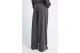 Funky Buddha Flare Fit Γυναικείο Παντελόνι Φόρμας Ανθρακί