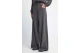 Funky Buddha Flare Fit Γυναικείο Παντελόνι Φόρμας Ανθρακί
